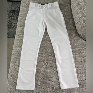 White Athletic Pants size Youth M